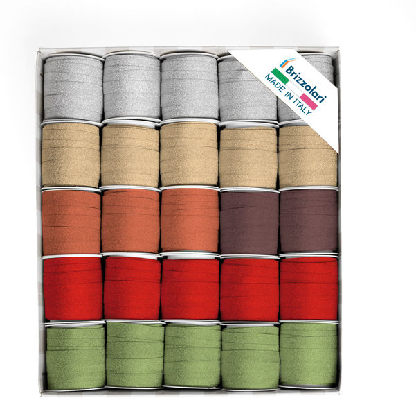 Rocche Glitty 68245 - 10 mm x 5 mt - colori assortiti - Brizzolari - conf. 25 - immagine principale