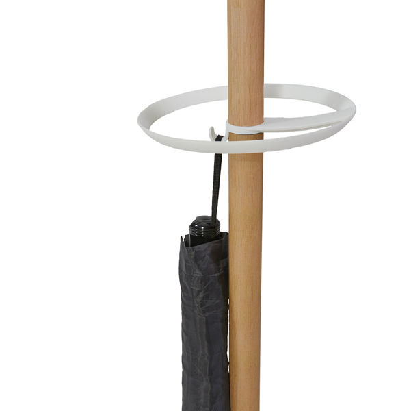 Miniatura: Appendiabiti Naho - con portaombrelli - 6 posti - 175 cm - Alba - immagine 5