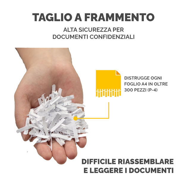 Miniatura: Distruggidocumenti LX-25 - a frammenti - nero - Fellowes - immagine 4