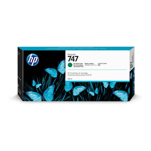 Hp - Cartuccia ink originale - 747 - Verde cromatico - P2V84A - 300ml - immagine principale
