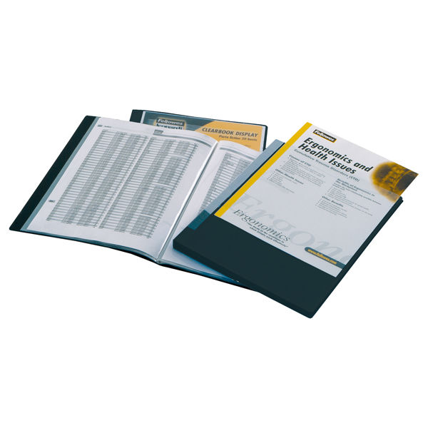 Portalistini personalizzabile Display - 21,5 x 30 cm - 20 buste - nero - immagine principale