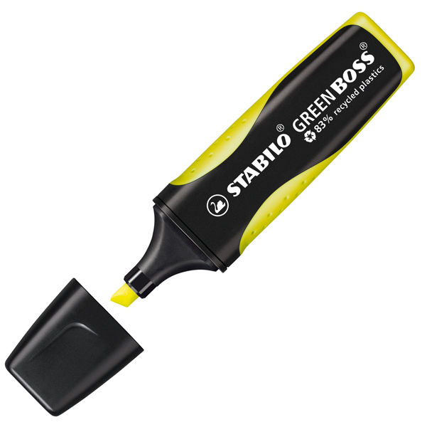 Miniatura: Evidenziatore Green Boss - punta a scalpello - tratto 2 - 5 mm - colori - immagine 2