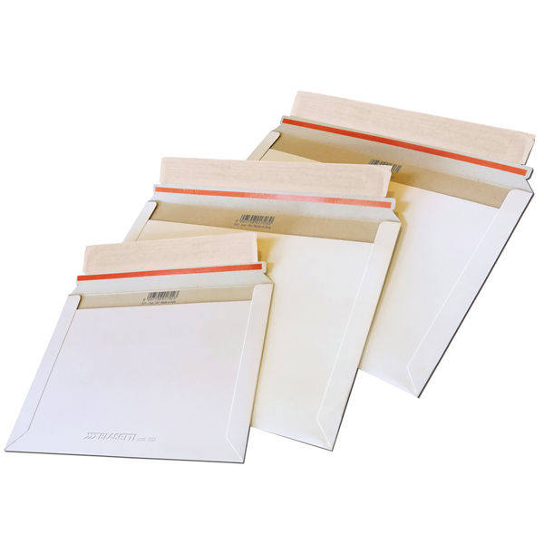 Buste e-commerce pack BT - 17 x 23 cm - cartone teso - bianco - Blasetti - immagine principale