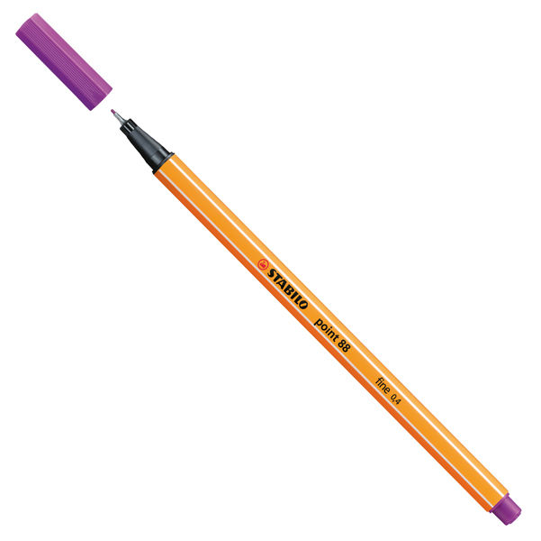 Fineliner Point 88 - tratto 0,4 mm - lilla 58 - Stabilo - immagine principale