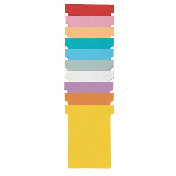 Schede a T indice 1 bianche per Professional Planner - Nobo - conf. 100 pezzi - immagine principale