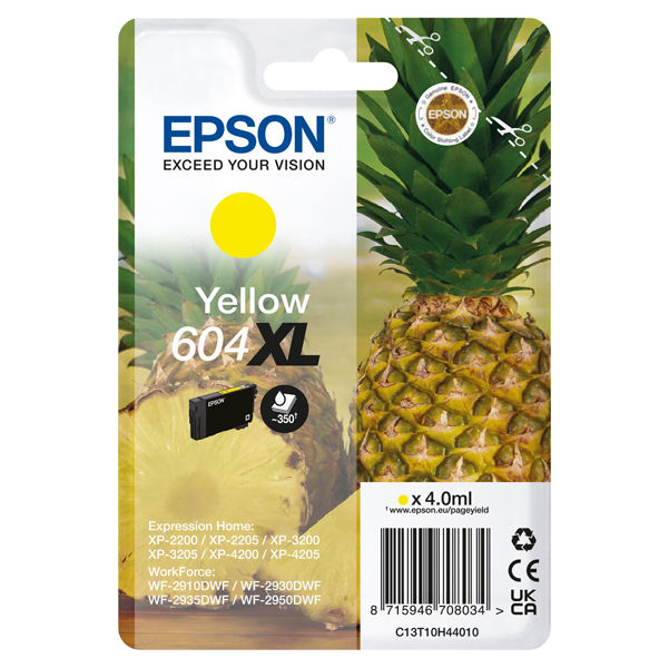 Epson - Cartuccia - Giallo - 604XL - C13T10H44010 - 4 ml - immagine principale