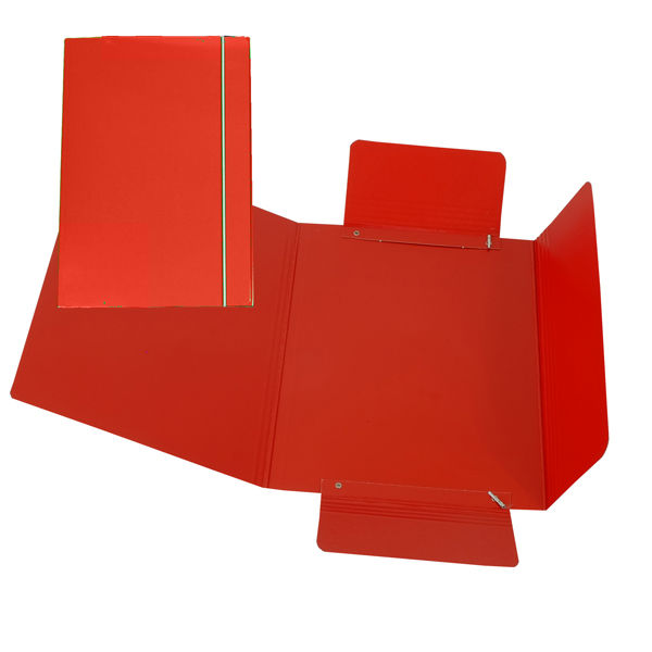 Cartella 3 lembi con elastico - A5 - dorso variabile - cartone plastificato - immagine principale