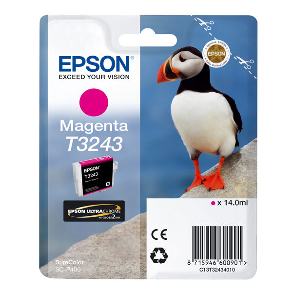 Epson - Cartuccia ink - Magenta - T3243 - C13T32434010 - 14ml - immagine principale