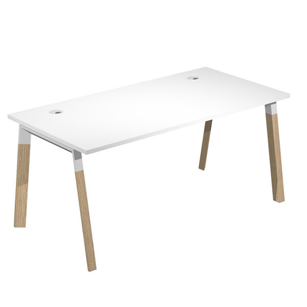 Scrivania Woody Superior - 180 x 80 x 72,5 cm - piano bianco - immagine principale