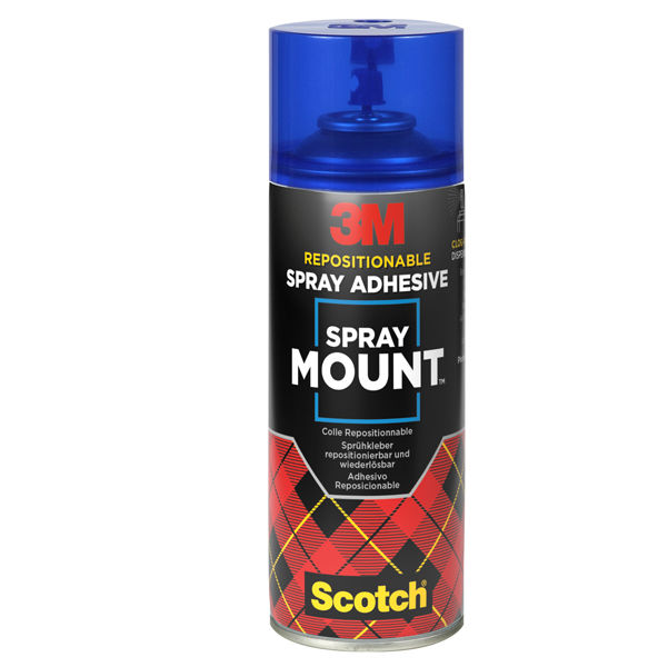 Adesivo Spray Mount - riposizionabile - 400 ml - trasparente - 3M - immagine principale