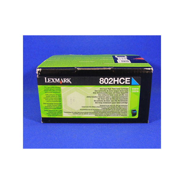 Lexmark - Toner - Ciano - 80C2HCE - 3.000 pag - immagine principale