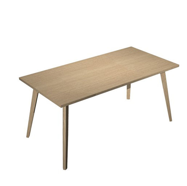 Scrivania Woody - 160 x 80 x H 74,4 cm - rovere / rovere - immagine principale