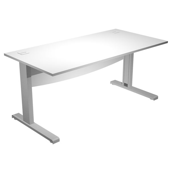 Scrivania Operativa Agorà Basic - fianchi a L metallo - 180 x 80 x L 73 cm - immagine principale