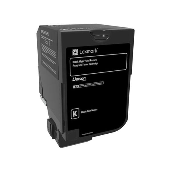 Lexmark - Toner - Nero - 74C2HK0 - return program - 20.000 pag - immagine principale