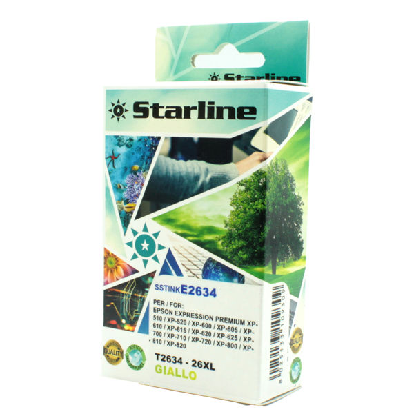 Starline - Cartuccia ink - per Epson - Giallo - C13T26344012 - 26XL - 11ml - immagine principale