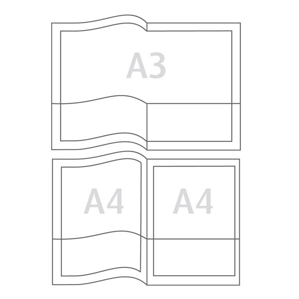 Miniatura: Cartella con doppia tasca Capri 69/T2 - A4 - PVC - trasparente liscio - Sei - immagine 2