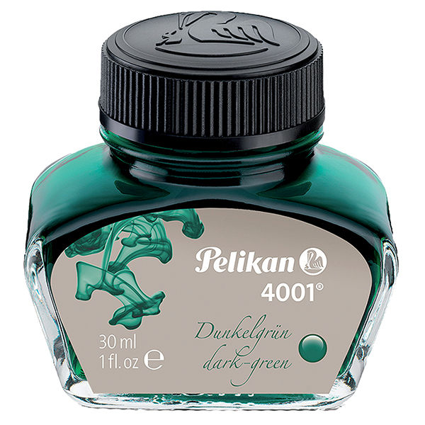 Inchiostro stilografico 4001 - 30 ml - verde scuro - Pelikan - immagine principale
