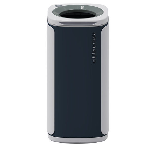 Cestino gettacarte Wastee - per raccolta differenziata - 60 L - Grigio - Kobra - immagine principale