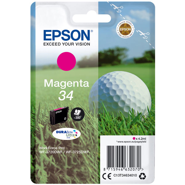 Epson - Cartuccia ink - 34 - Magenta - C13T34634010 - 4,2ml - immagine principale