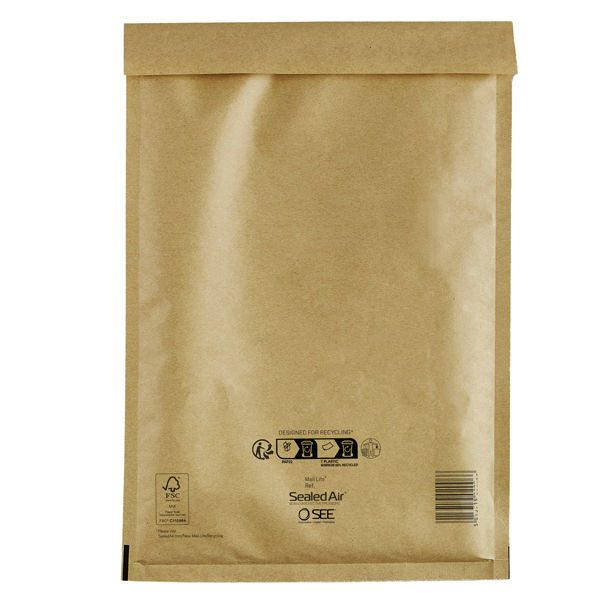 Busta imbottita Mail Lite Gold - C (15 x 21 cm) - avana - Sealed Air - conf. 10 - immagine principale