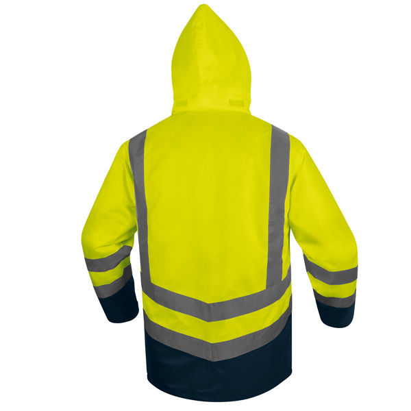 Miniatura: Parka 5 in 1 Optimum 3 alta visibilità - taglia L - giallo fluo - Deltaplus - immagine 3