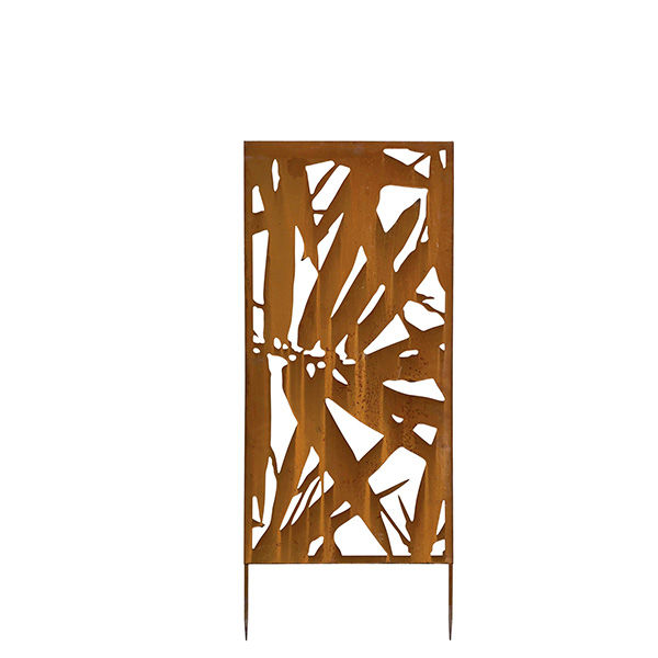 Pannello decorativo - acciaio corten - 50 x 100 cm - corten - Verdemax - immagine principale