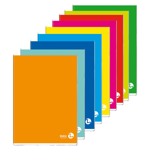 Maxiquaderno Color 80 Basic - A4 - 5mm c/margine - 80 fogli - 80gr - BM - immagine principale