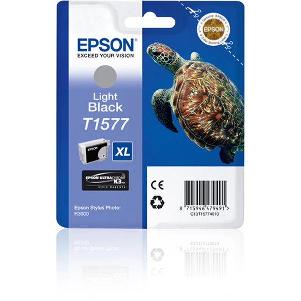 Epson - Cartuccia ink - Nero chiaro - T1577 - C13T15774010 - 25,9ml - immagine principale