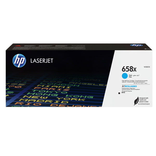 Hp - Toner originale - LaserJet HP 658X - Ciano - W2001X - ad alta capacità - immagine principale