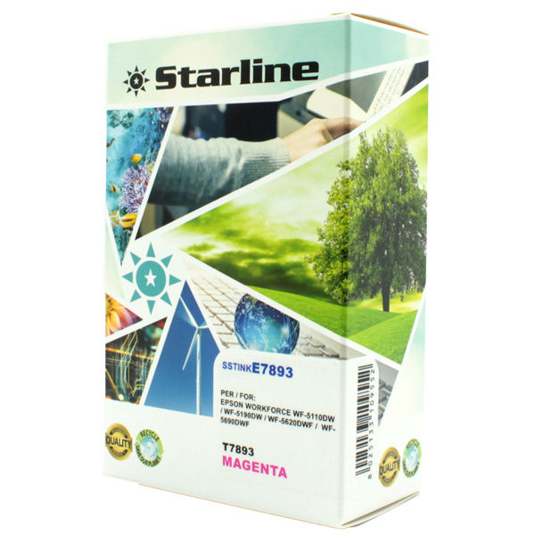 Starline - Cartuccia ink - per Epson - Magenta - T7893 -  C13T789340 - 55ml - immagine principale
