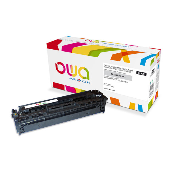 Armor - Toner Compatibile per Hp - Nero - CE320A - 2.000 pag - immagine principale