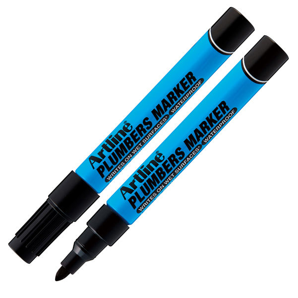 Marcatore permanente - per idraulica - punta tonda 1,5 mm - nero - Artline - immagine principale