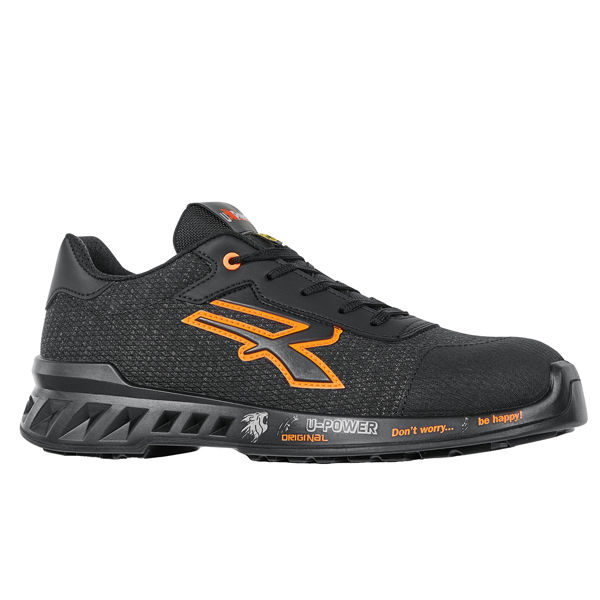 Calzatura di sicurezza Bruce - S1PS FO SR ESD - numero 39 - nero/arancione - immagine principale