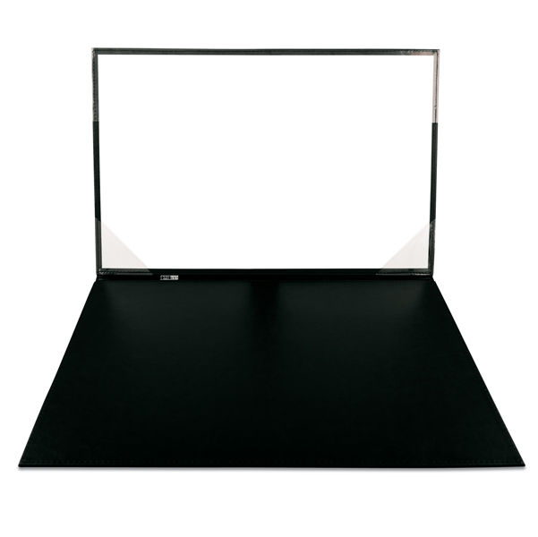 Miniatura: Sottomani doppio in similpelle - nero - 48 x 32 cm - City Time - immagine 2