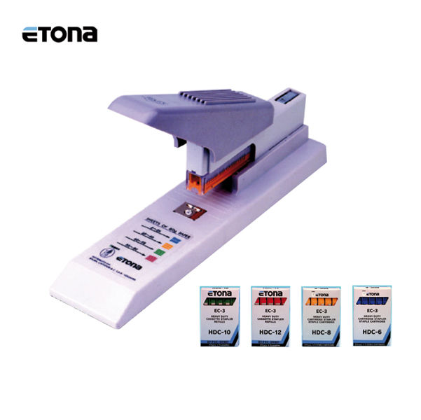 Cucitrice da tavolo EC3 - max 100 fogli - grigio -Etona - immagine principale