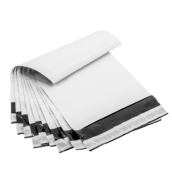 Miniatura: Sacchetto - per corrieri - 24 x 35 x 5 cm - PE - bianco - conf. 100 pezzi - immagine 2