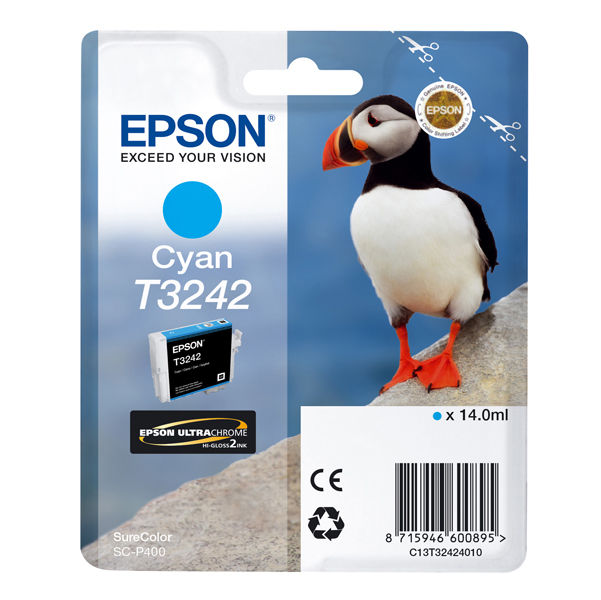 Epson - Cartuccia ink - Ciano - T3242 - C13T32424010 - 14ml - immagine principale