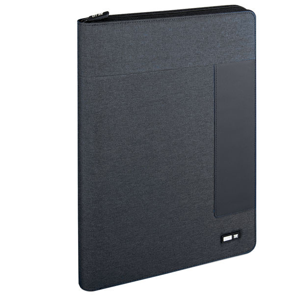 Portablocco - tessuto - grigio scuro - 26x34 cm - City Time - immagine principale