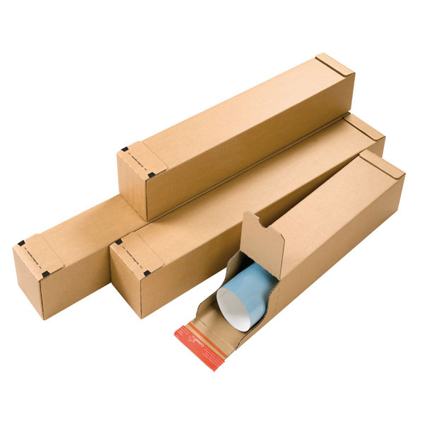 Tubo postale CP 072 - doppio strip - 70,5 x 10,8 x 10,8 cm - cartone ondulato - immagine principale