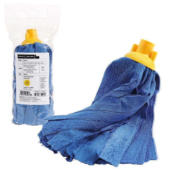 Mop Falcon - 200 gr - microfibra - giallo - PerfettoFactory - immagine principale