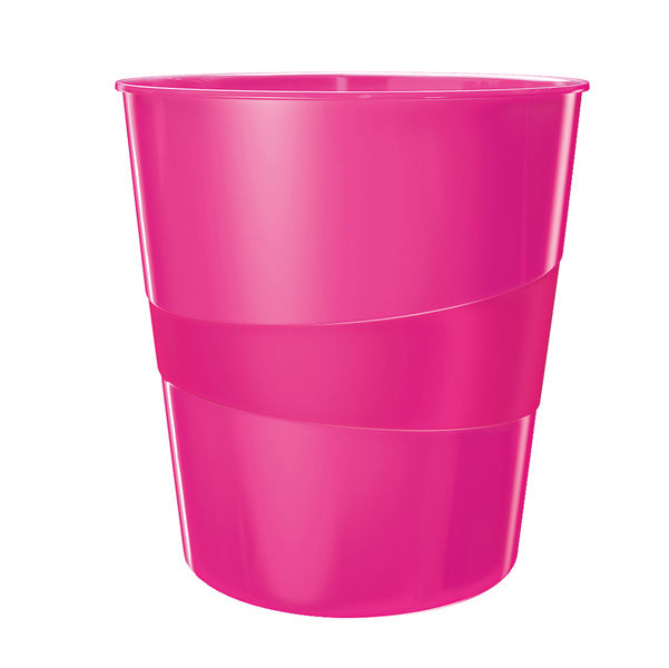 Cestino gettacarte WOW - altezza 32,4 cm - diametro 29 cm - 15 L - fucsia - immagine principale