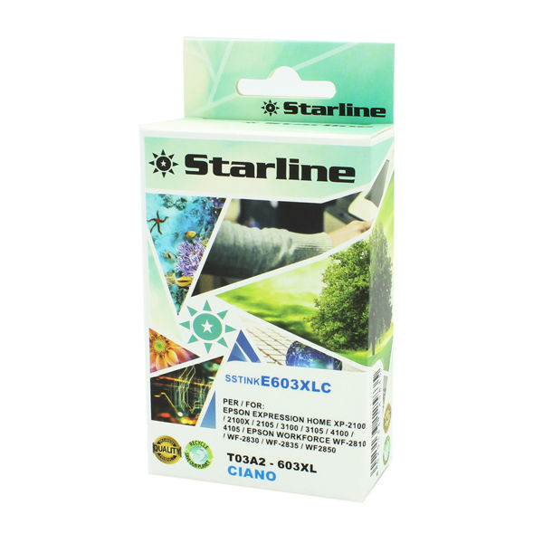 Starline - Cartuccia 603XL Stella Marina - Ciano - 13ml - immagine principale