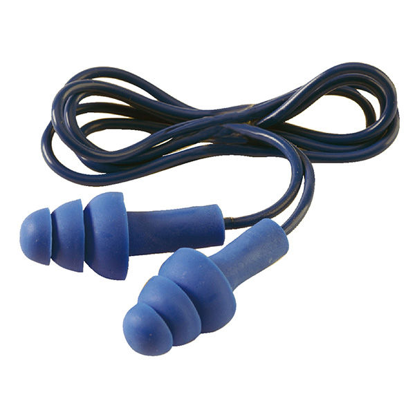 Inserti auricolari E-A-R Tracers - con cordicella - SNR 29 dB - blu - 3M - immagine principale
