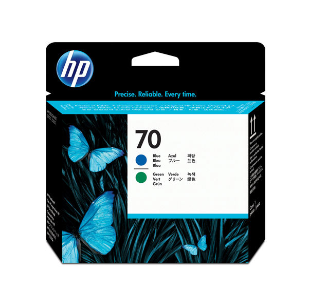 Hp - Testina di stampa originale - 70 - Blu / Verde - C9408A - 130ml - immagine principale