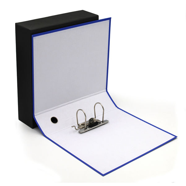 Miniatura: Registratore Starbox sfuso - dorso 8 cm - protocollo 23 x 33 cm - blu - Starline - immagine 2