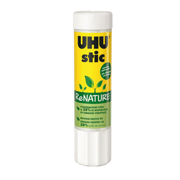 Colla UHU Stic ReNATURE - 21 gr - bianco - UHU - immagine principale