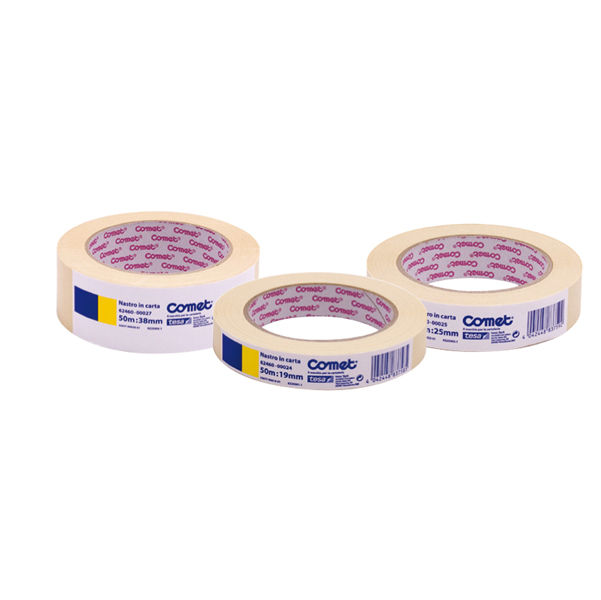 Nastro adesivo - 50 mm x 50 m - carta - beige - Comet - immagine principale