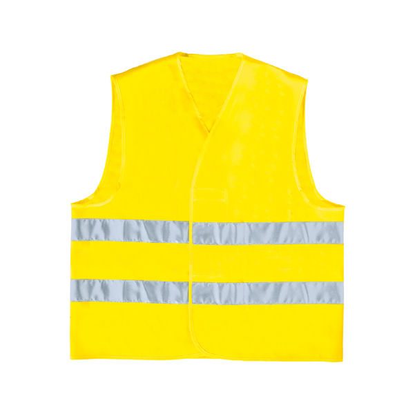 Gilet alta visibilità GILP2 - poliestere - taglia L - giallo fluo - Deltaplus - immagine principale