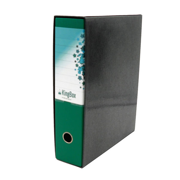 Registratore Kingbox - dorso 8 cm - protocollo 23 x 33 cm - verde - Starline - immagine principale