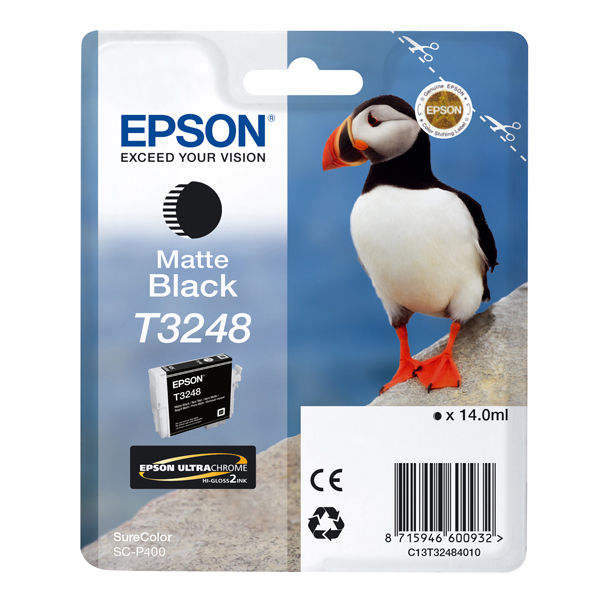 Epson - Cartuccia ink - Nero opaca - T3248 - C13T32484010 - 14ml - immagine principale